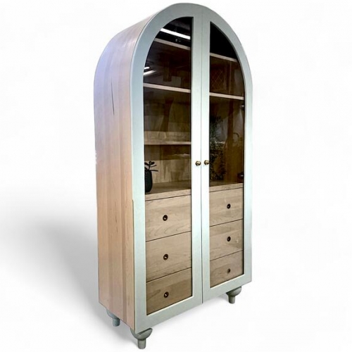 Armoire portes vitrée