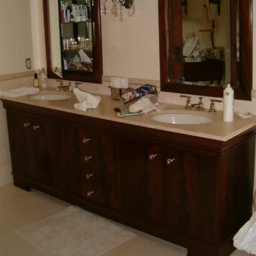 Vanité salle de bain double