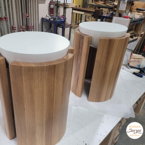 Table pilier
