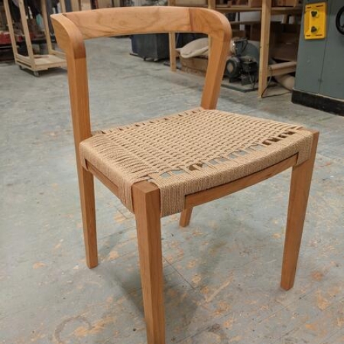 Chaise tressée