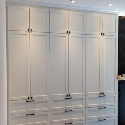 Garde de robe complet avec façade style shaker